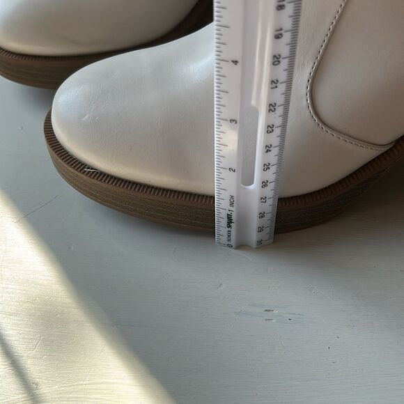 Universal Thread Jenna Platform Boots With Memory Foam Insole Off White Sz 11 - Picture 9 of 12